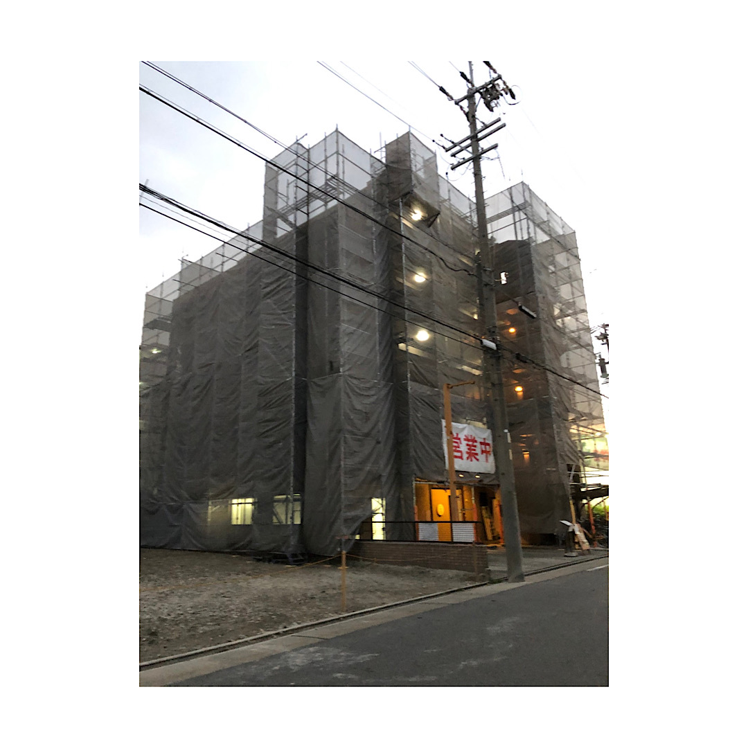 マンション足場工事　マンション外壁改修工事 アイキャッチ画像