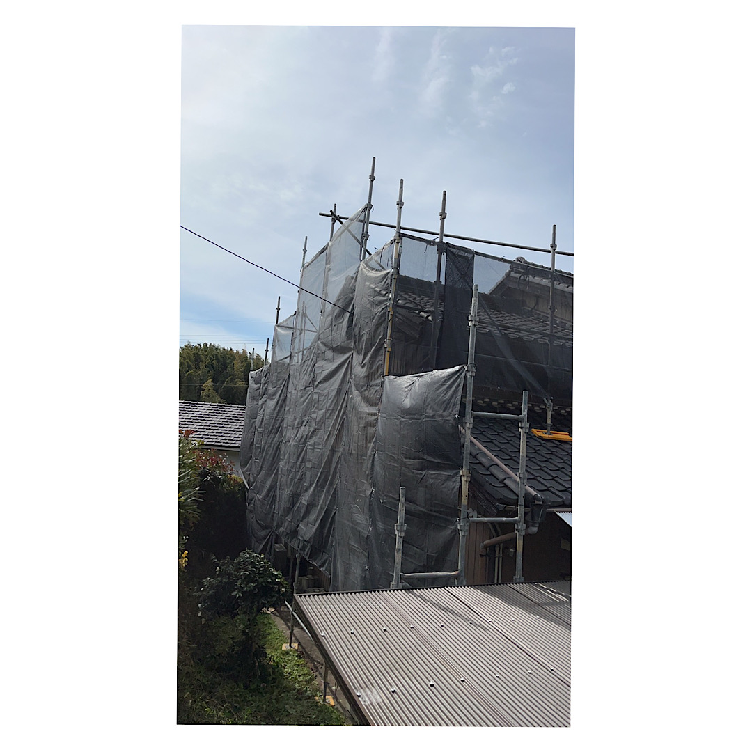 戸建て足場組み立て工事 画像