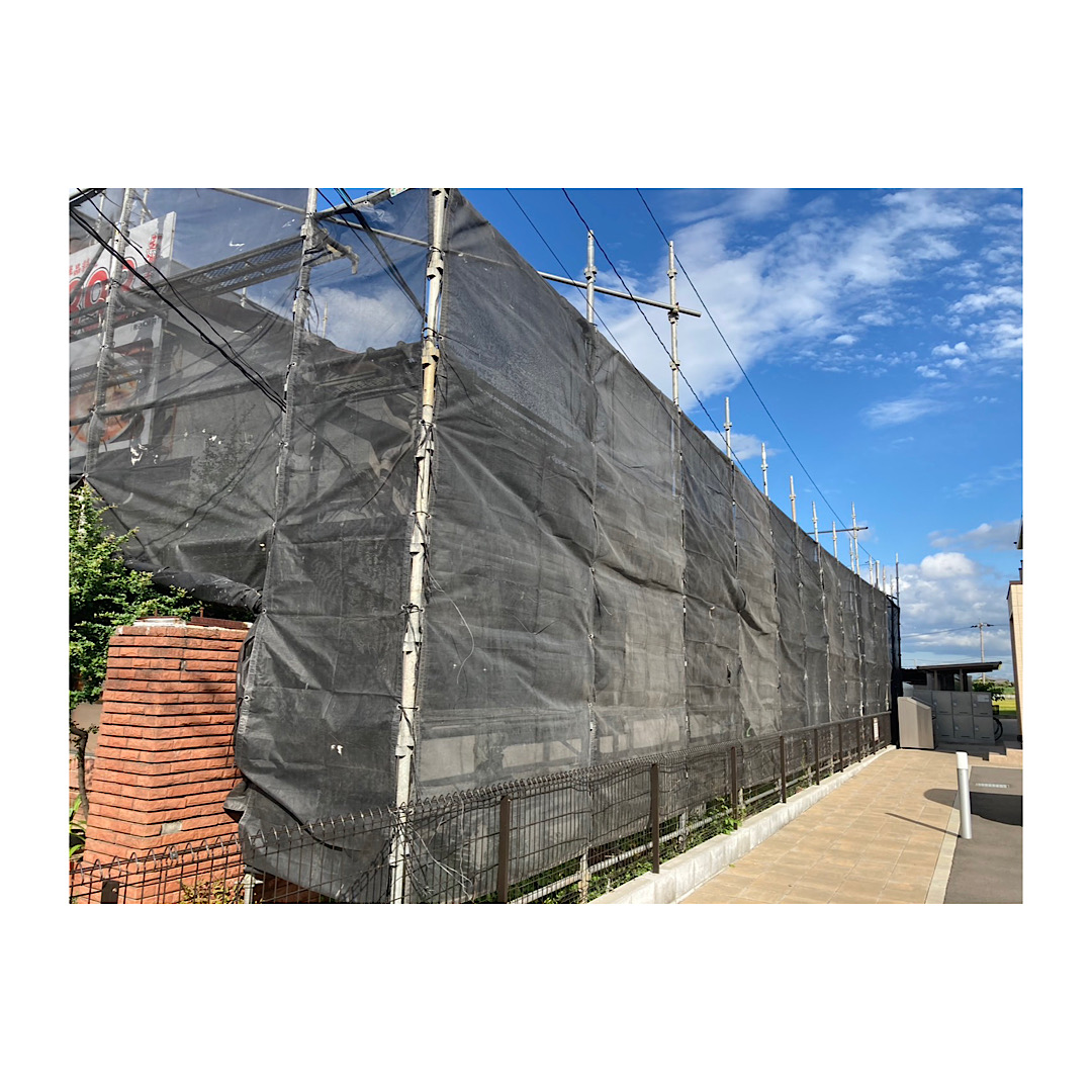 清須市 商業施設足場組み立て工事 画像