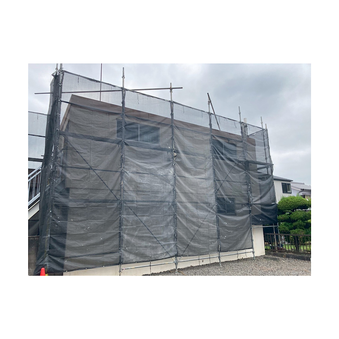 桑名市 工場足場組み立て工事 画像