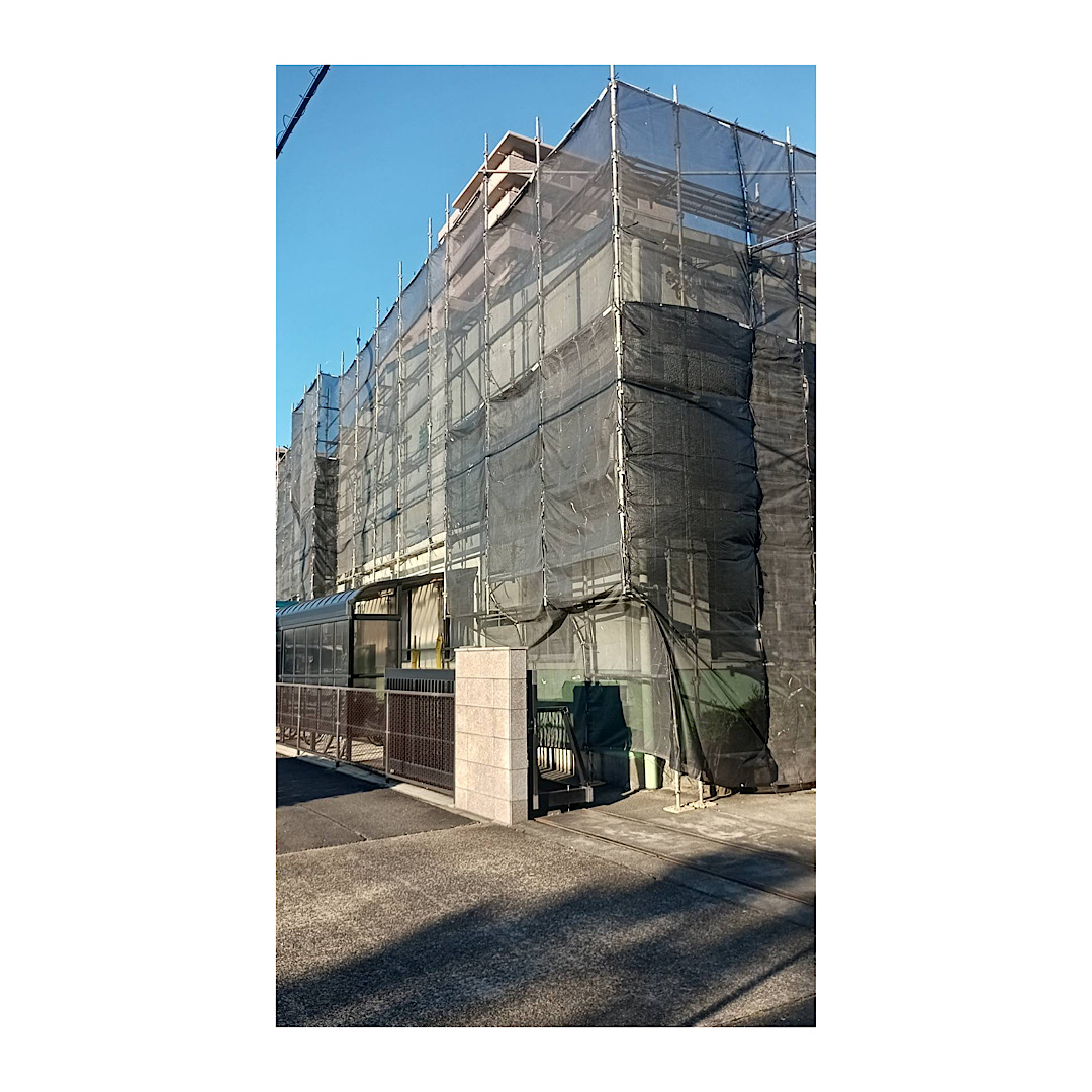 工場足場組み立て工事 画像