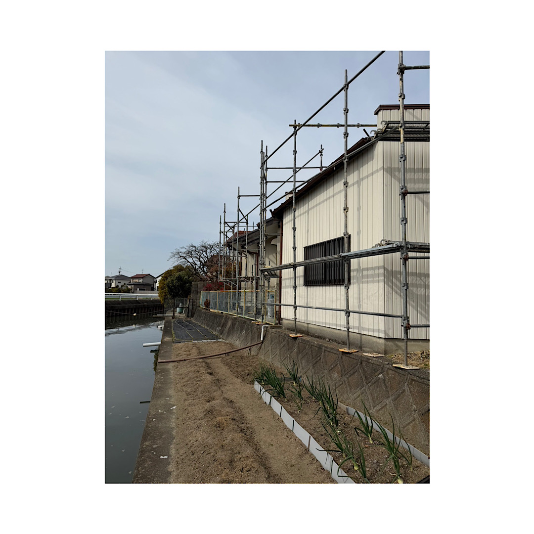 戸建て足場組み立て工事 画像