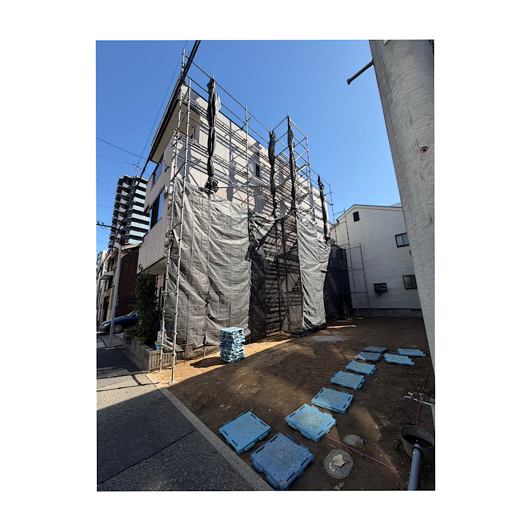 3階戸建て足場組み立て工事 アイキャッチ画像