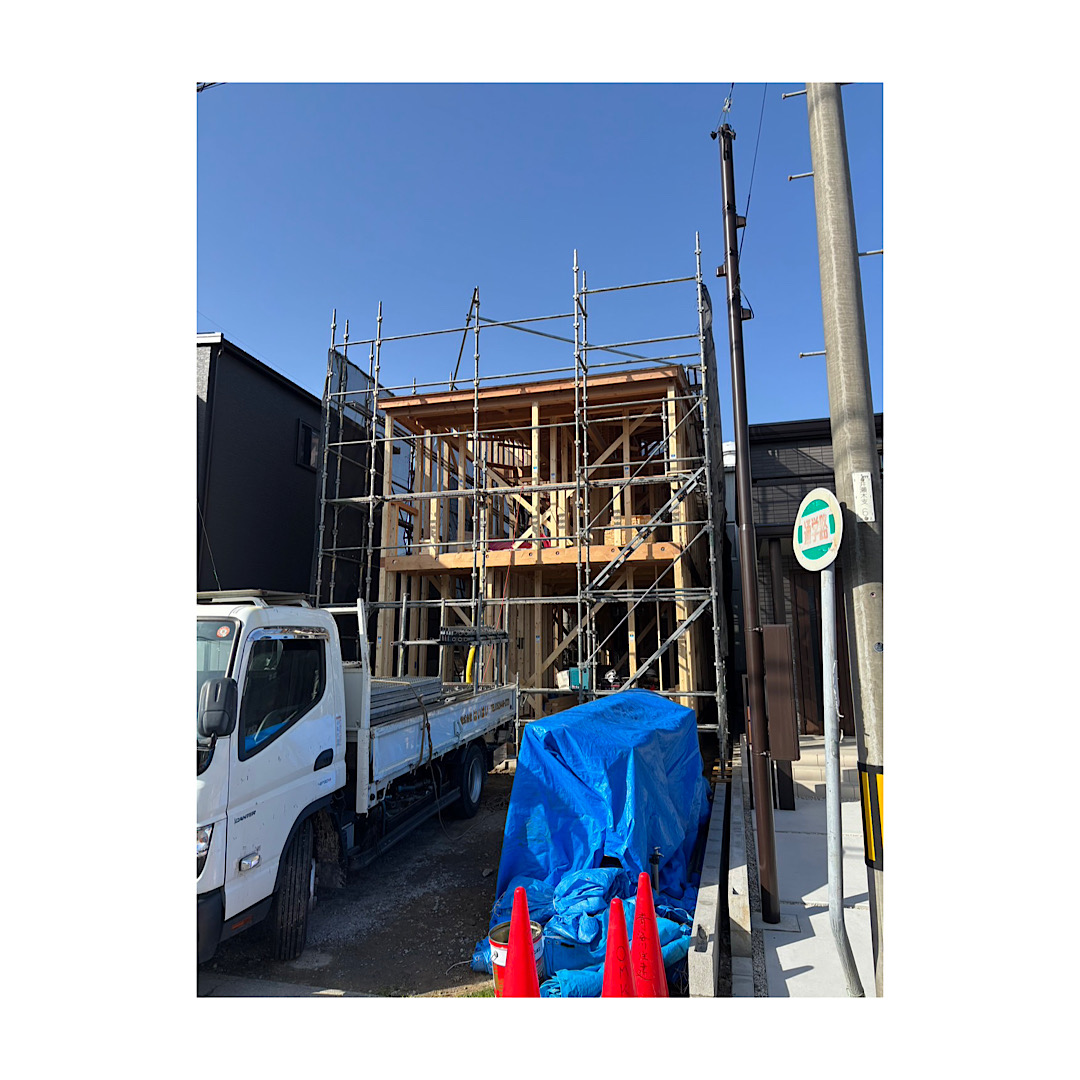 住宅先行足場組み立て工事 アイキャッチ画像