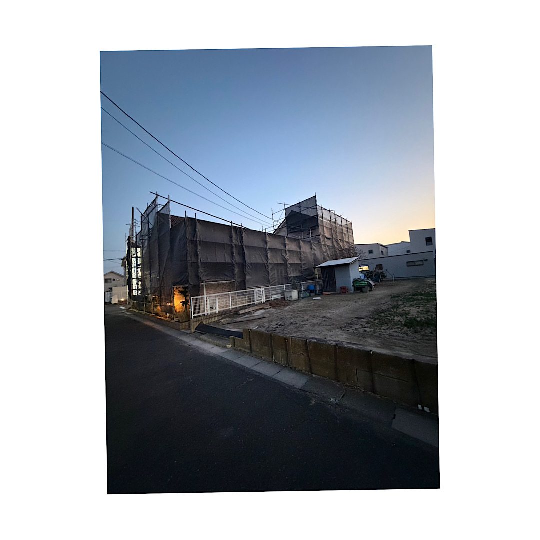 商業施設足場組み立て工事 画像