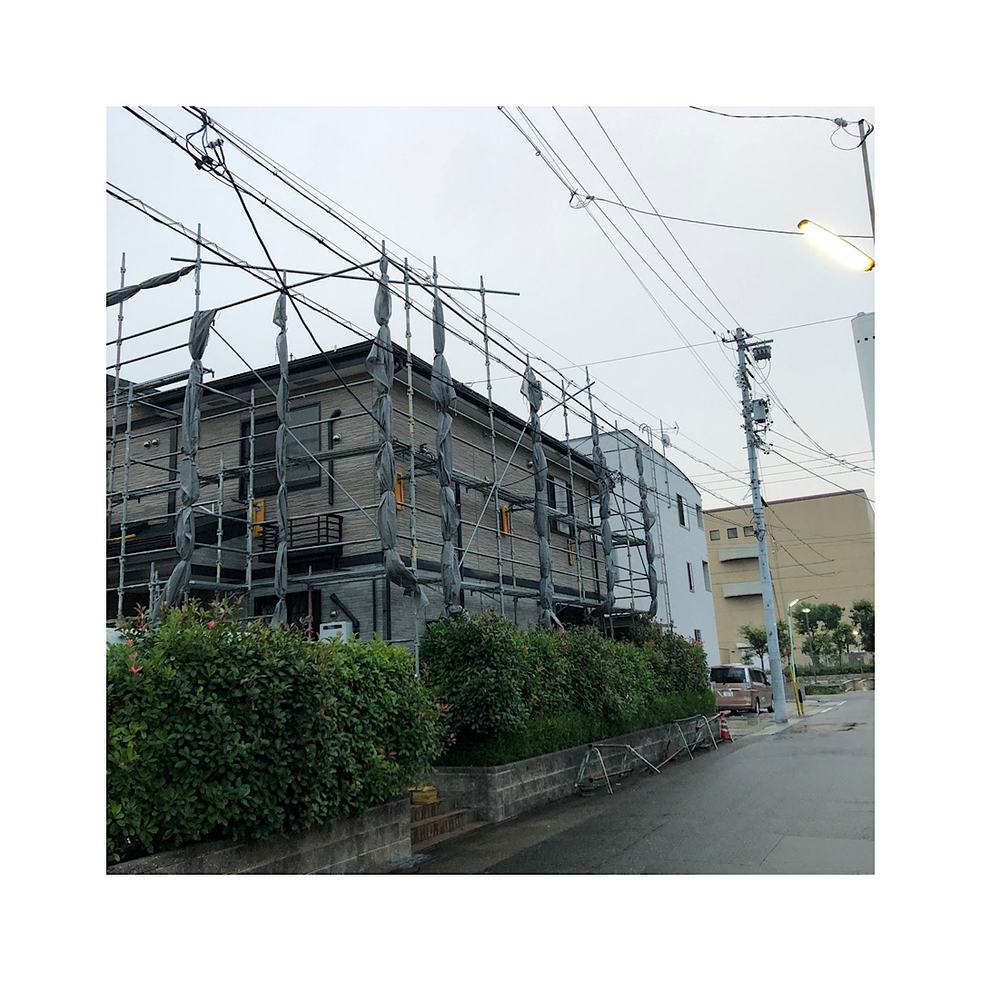愛知県安城市 アパート外壁改修工事 写真