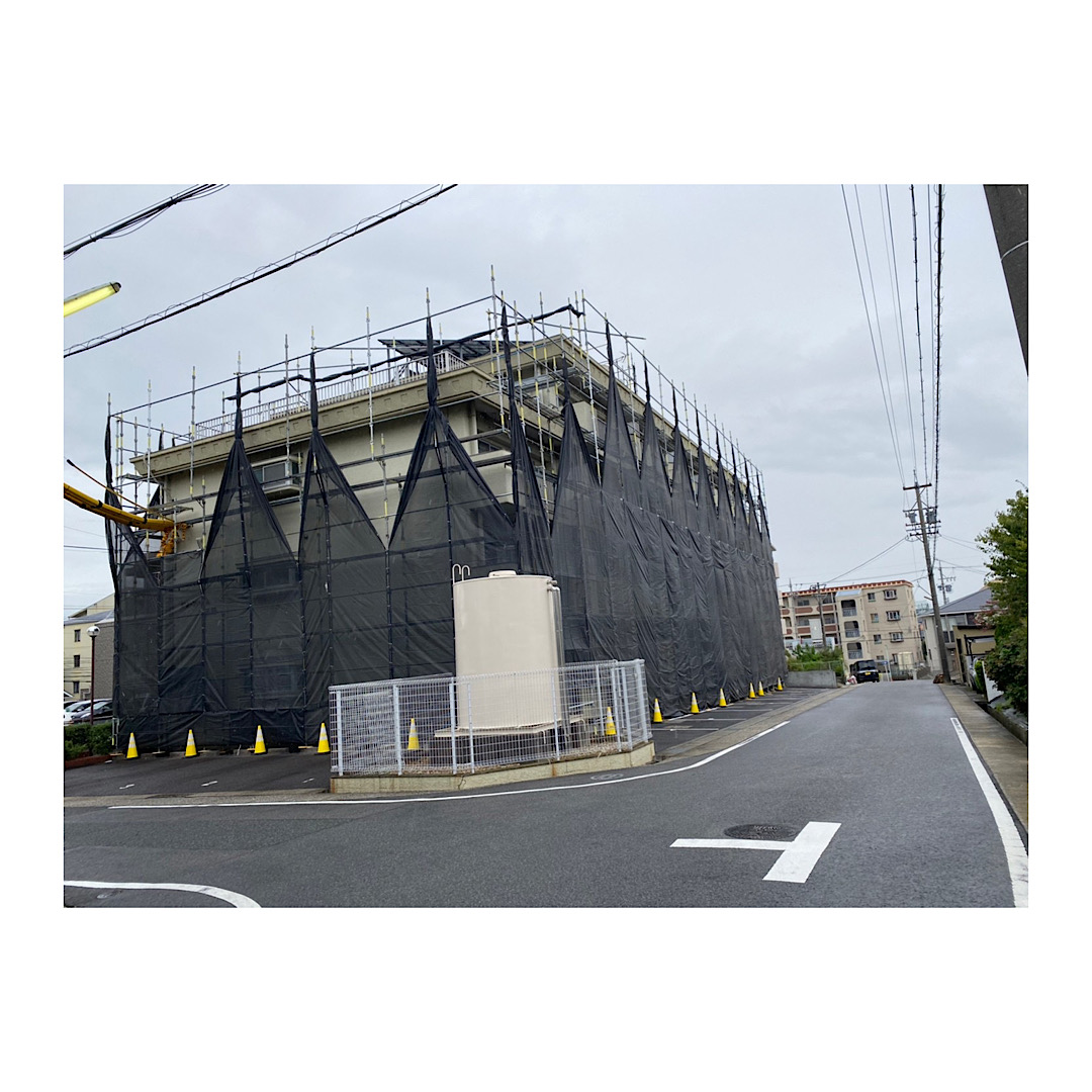 大型マンション改修工事 画像