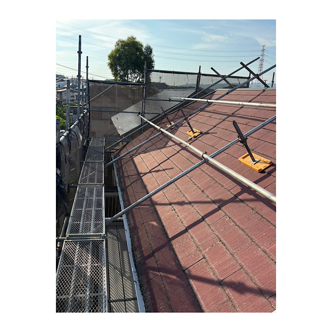 戸建て足場組み立て工事 画像