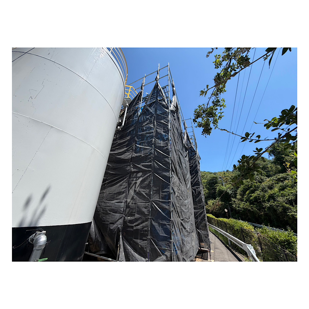 工場タンク足場組み立て工事 アイキャッチ画像