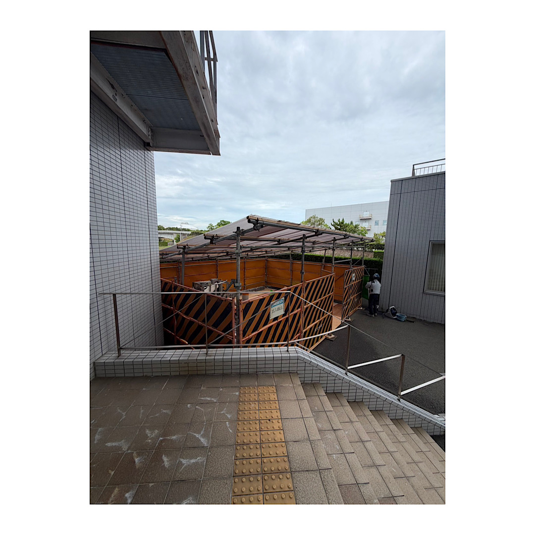 ヤード足場組み立て工事 画像