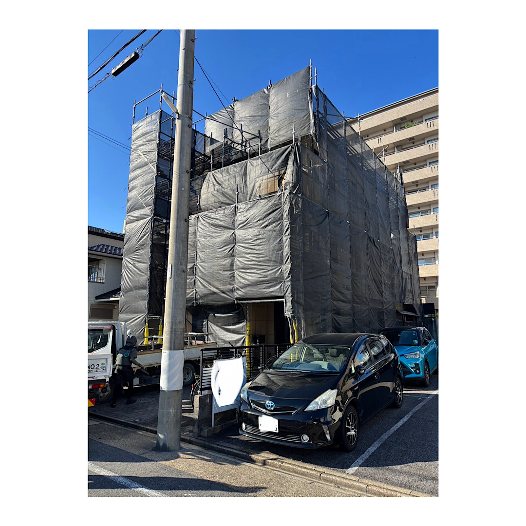 3階建て住宅足場組み立て工事 アイキャッチ画像