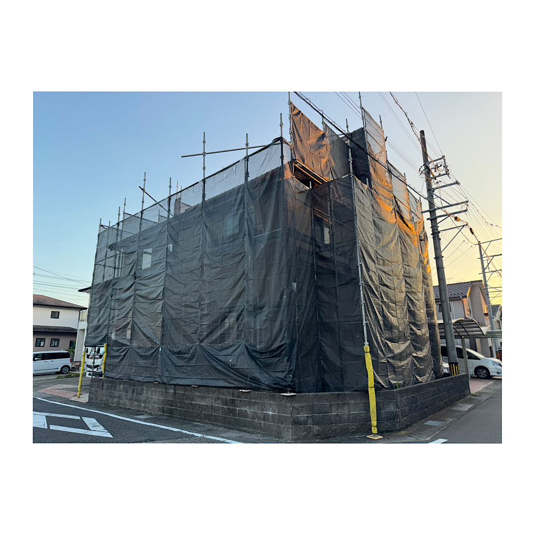 戸建て足場組み立て工事 画像