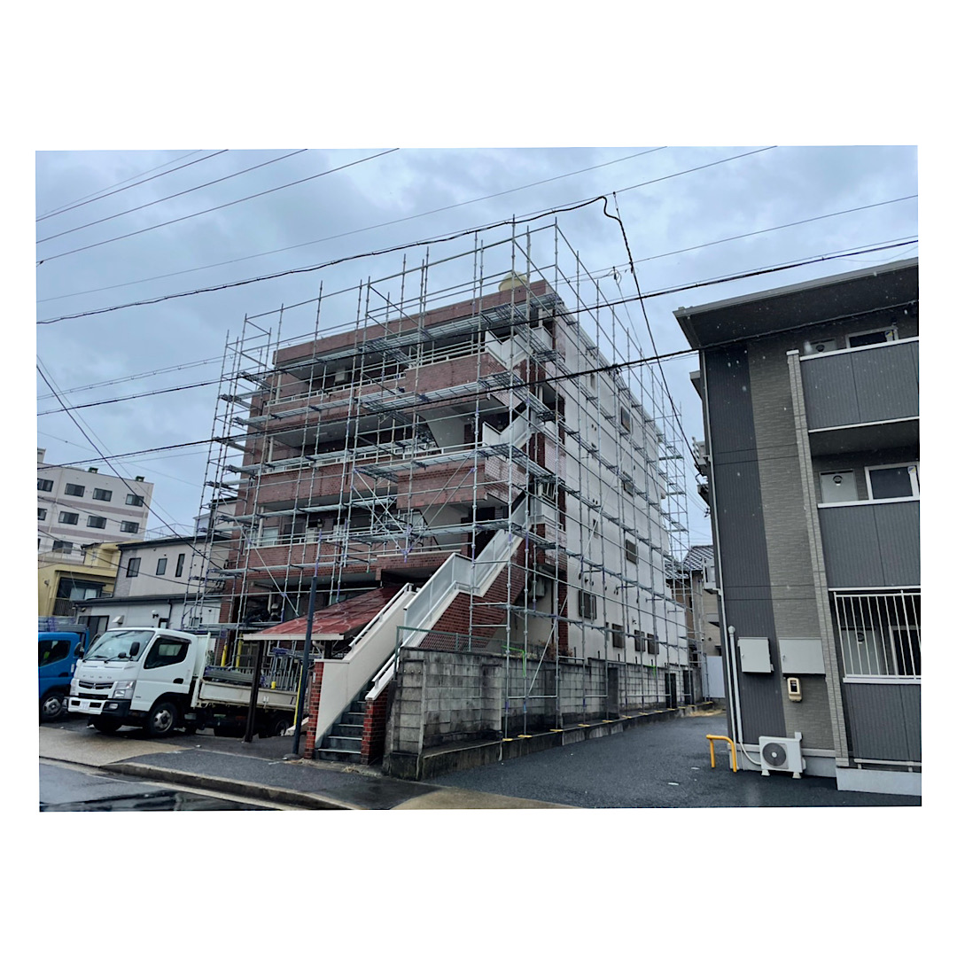 ４階賃貸マンション外壁修繕工事 画像