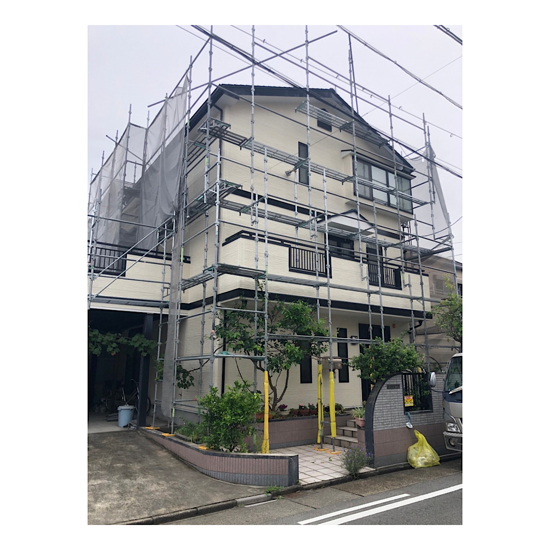 一般住宅外壁改修工事 画像