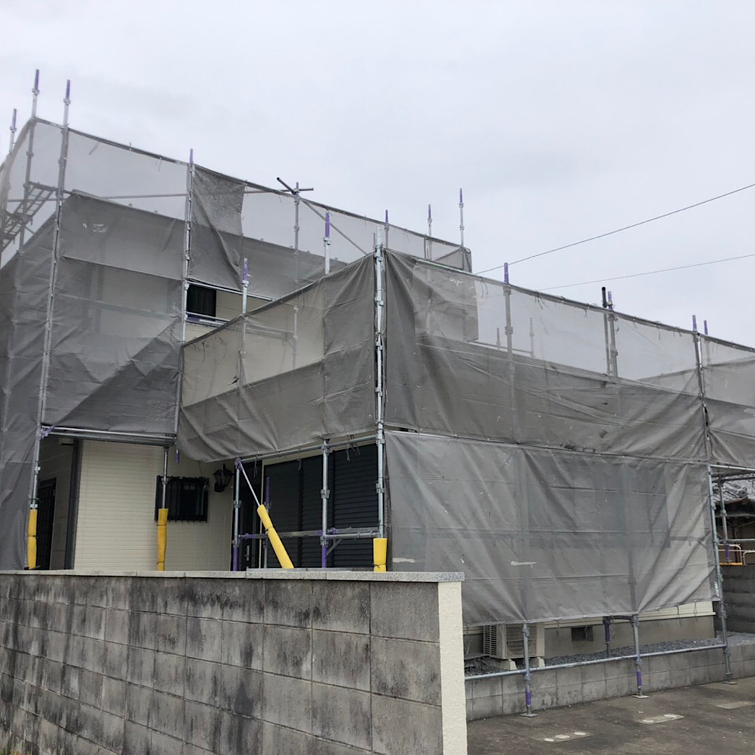 足場組立工事 画像