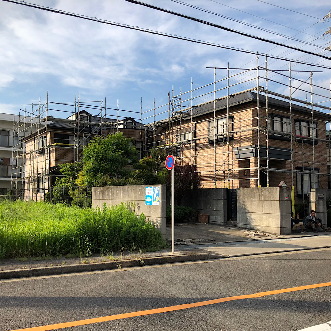 愛知県名古屋市西区 足場組み立て工事 写真