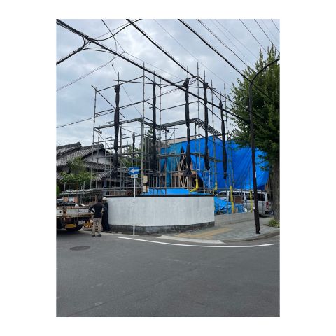 犬山市の新築足場工事