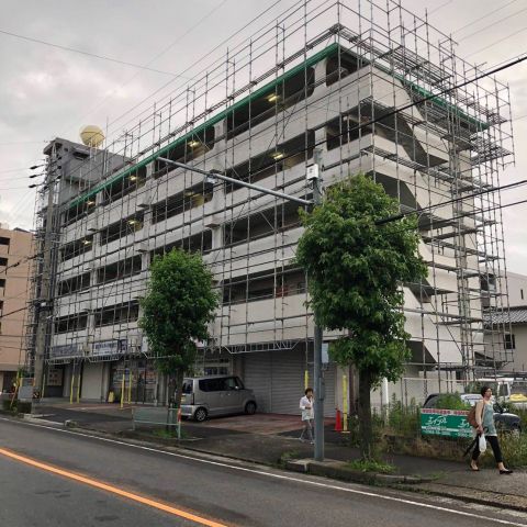 マンション足場工事