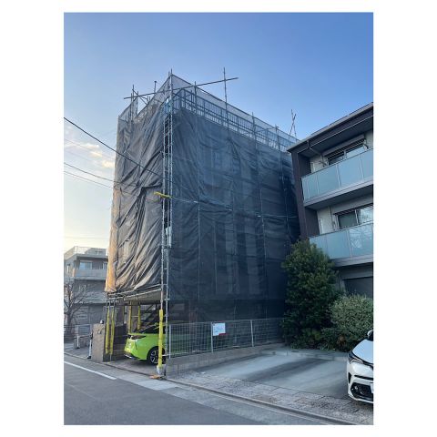 美濃市　民家足場工事