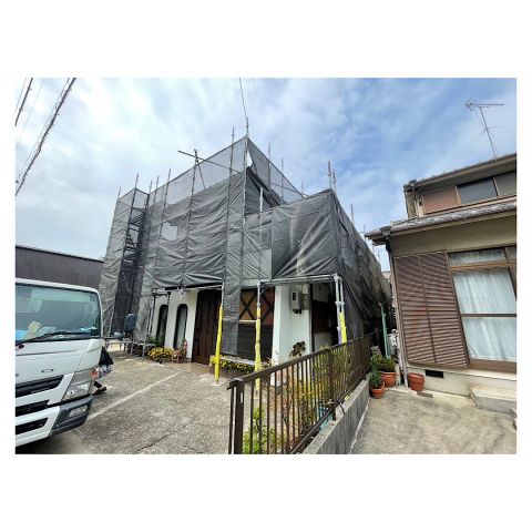 いなべ市　住宅足場工事