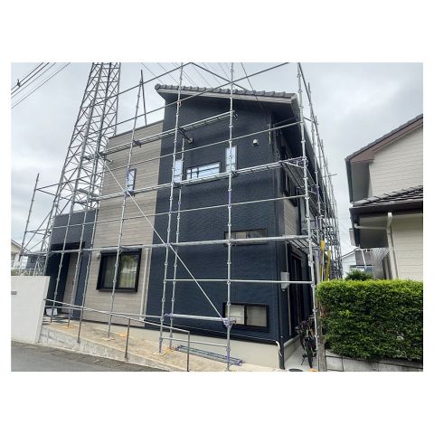 松阪市　戸建て足場工事