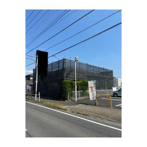 名古屋市南区　店舗足場工事