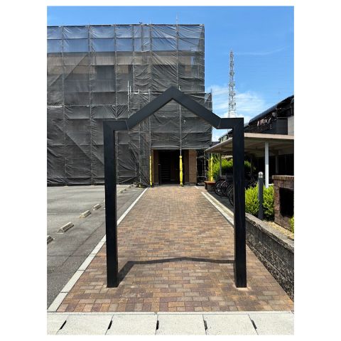 羽島市　マンション足場工事