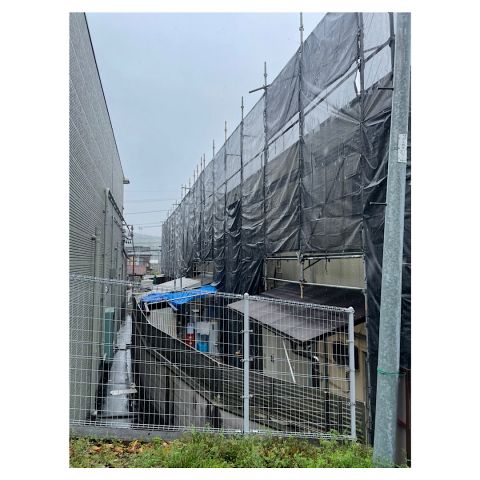 亀山市　店舗足場工事