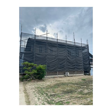 木曽岬町　民家足場工事