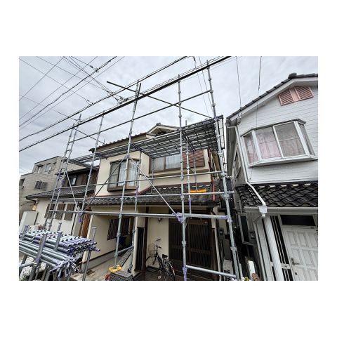 美浜町　住宅足場工事