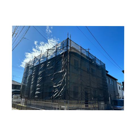 戸建て足場　民家足場　菰野町足場　住宅用足場　リフォーム用足場