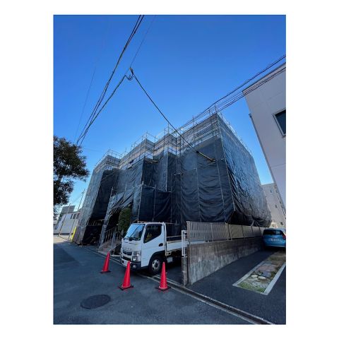 尾張旭市アパート足場工事　足場価格表　足場単価表　足場金額　アパート外壁改修工事