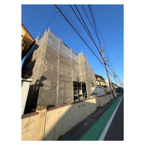 刈谷市戸建て足場工事