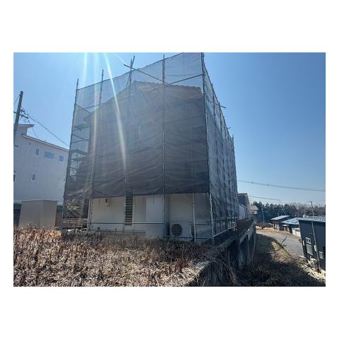 木曽岬町民家足場工事