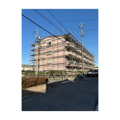 大府市マンション足場工事