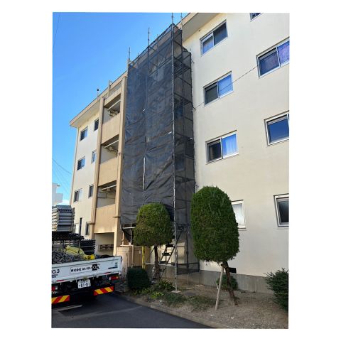 名東区配管工事用足場