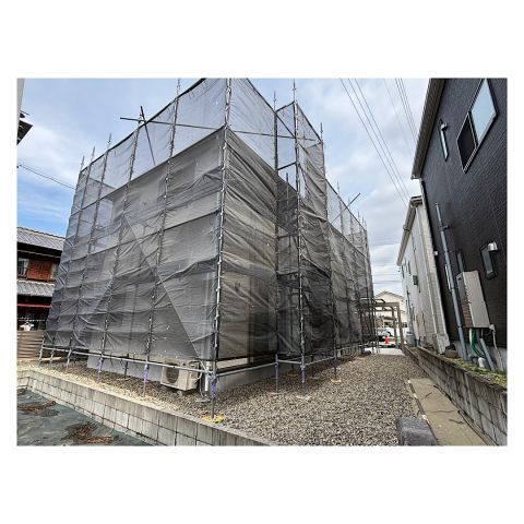 瀬戸市戸建て足場工事