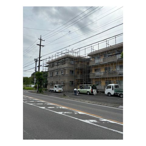 四日市市マンション足場工事