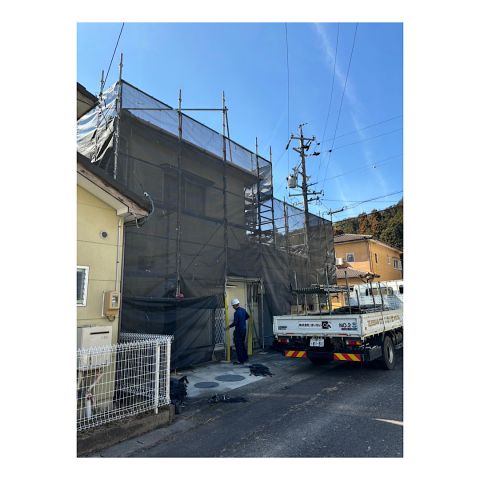 昭和区戸建て足場工事