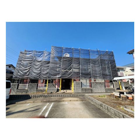 菰野町アパート足場組み立て工事