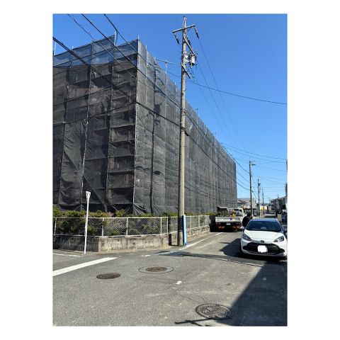 東浦町マンション足場工事