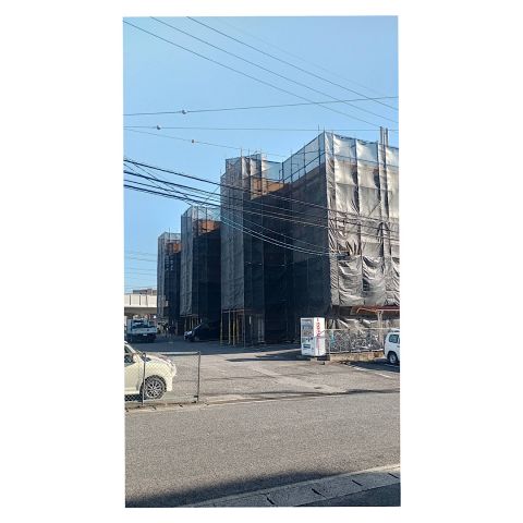 知多市マンション足場工事