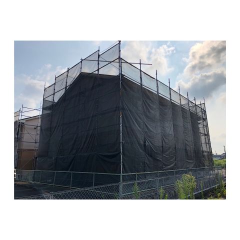 南区　アパート足場工事
