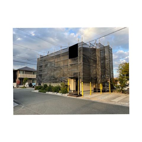 亀山市　戸建て足場組み立て工事