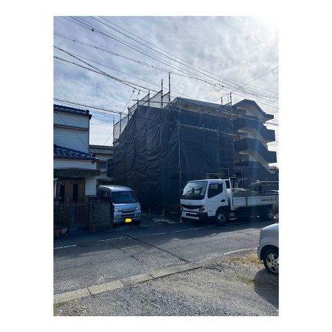 戸建て足場工事　仮設工事