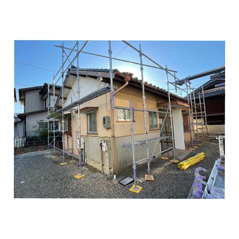 平家足場組み立て工事　仮設工事