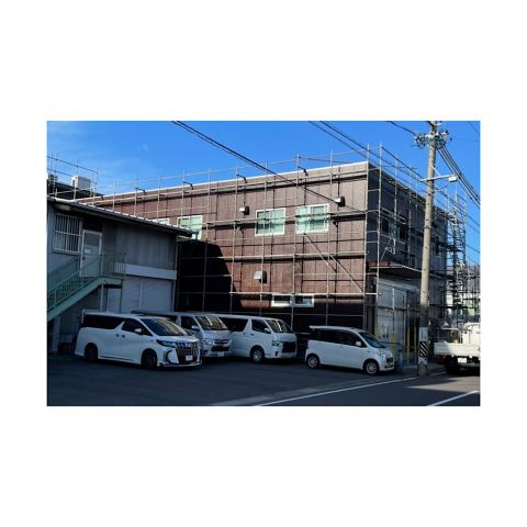 大型工場足場組み立て工事