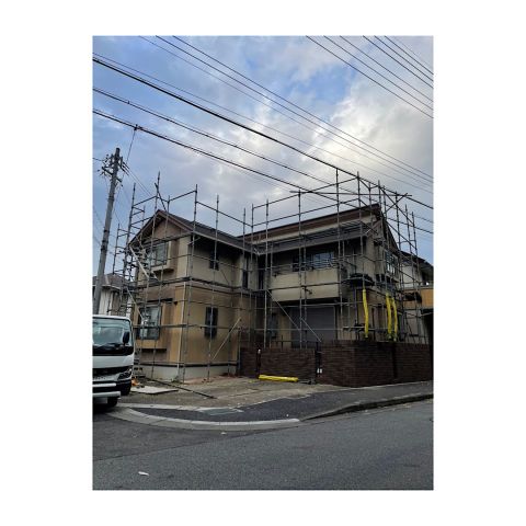 戸建て足場組み立て工事
