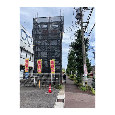 独立看板工事用足場組み立て工事