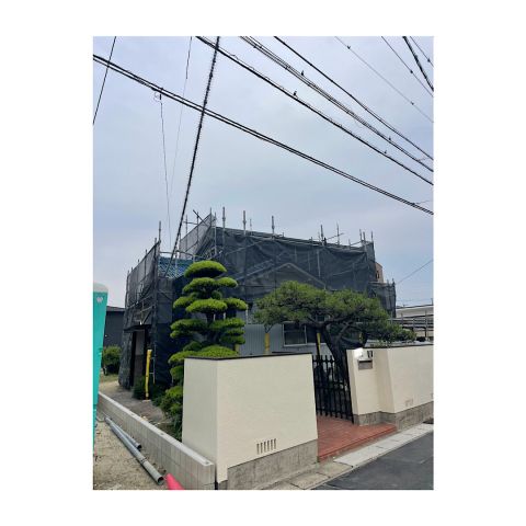 戸建て足場組み立て工事